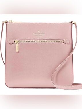Kate Spade Sadie Large Crossbody Tutu Pink Saffiano Leather